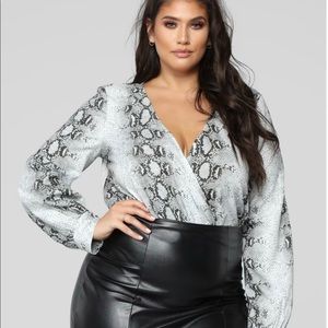 Snake skin bodysuit
